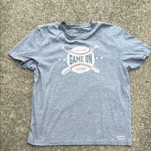 Life is Good Gray 'Game On' T-Shirt